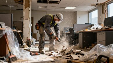 Asbestos During Office Renovation